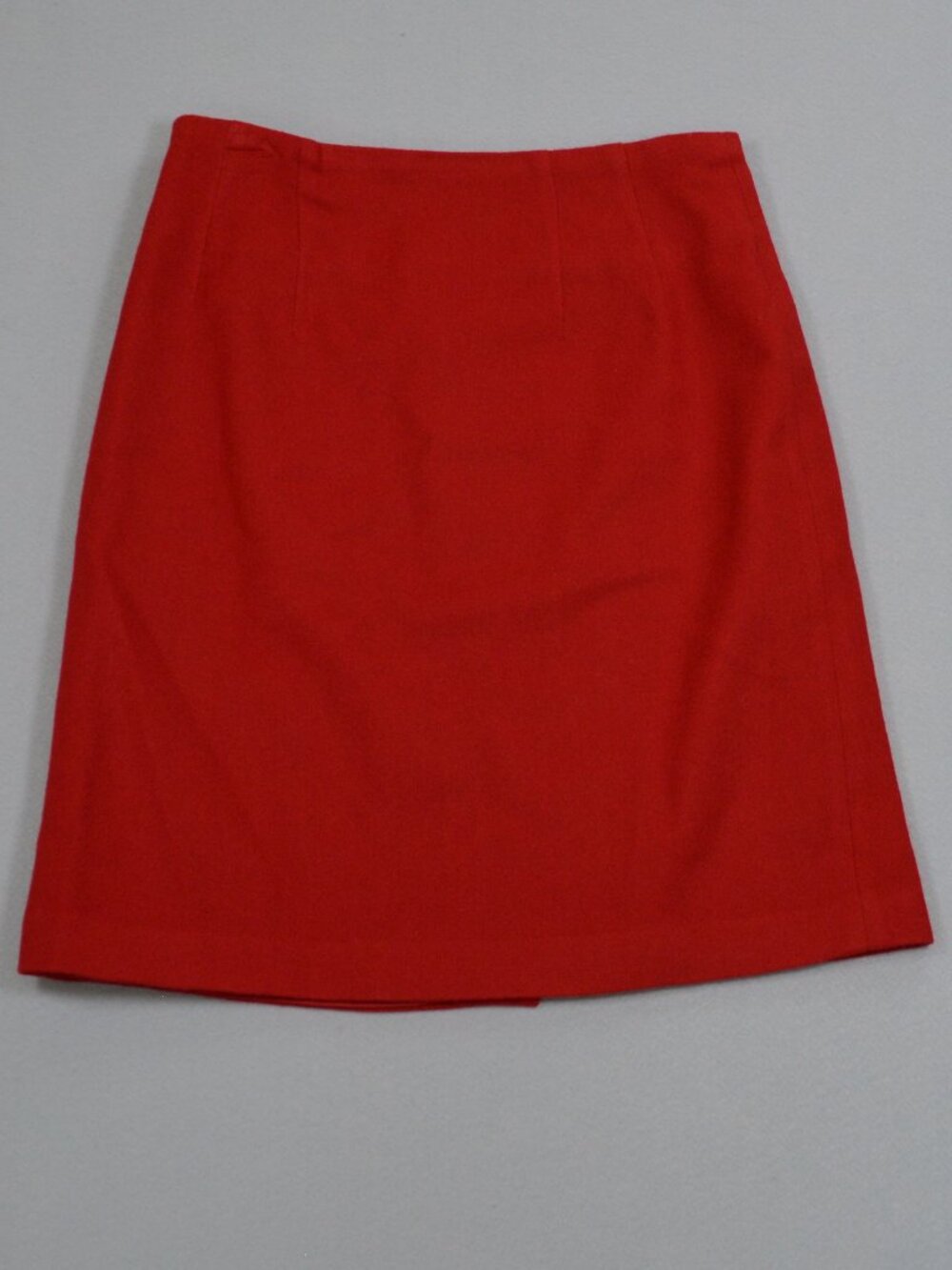 ❤️ J.G. Hook Red Wool Pencil Skirt Petite 4P Classic Work Holiday